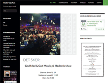 Tablet Screenshot of haderslevhus.dk